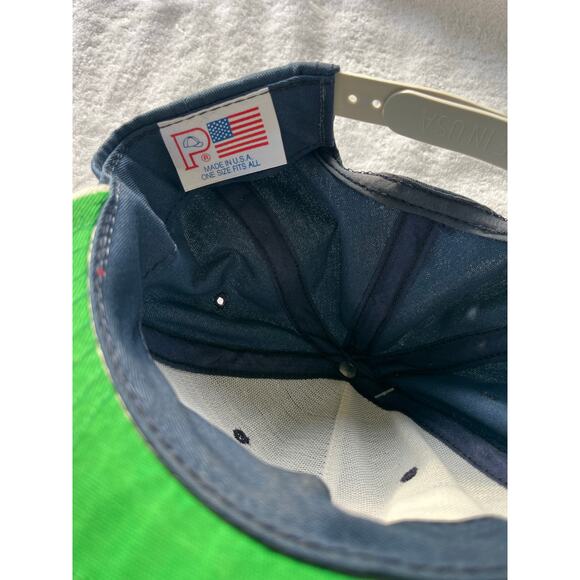 Vintage Georgetown Hoyas hat cap snap back basketball blue silver mens 90s-NWT - Picture 3 of 4